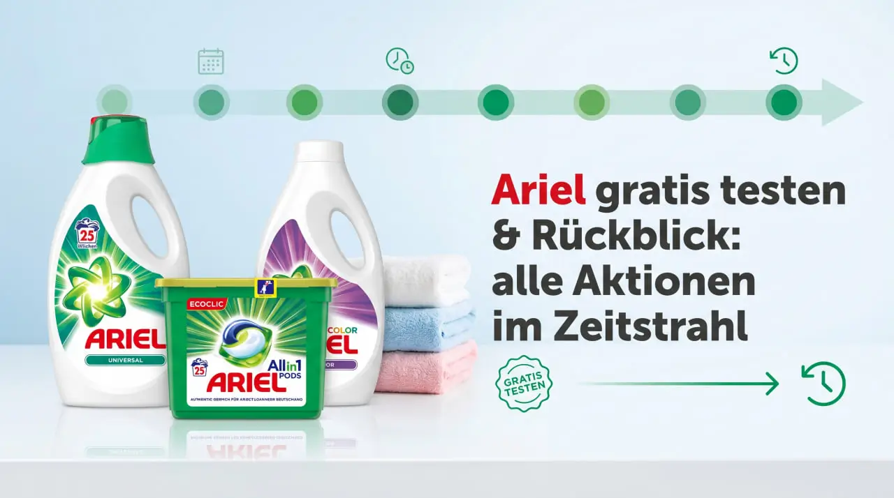 Ariel gratis testen 2026 Termine und Rückblick